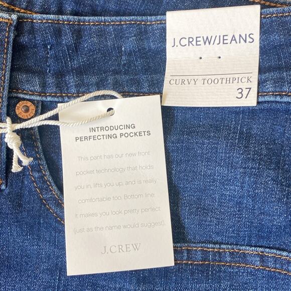 J. CREW DRYDEN WASH Curvy toothpick jeans - Picture 9 of 13